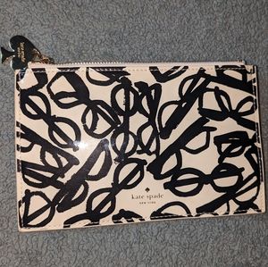 kate spade 'glasses' pencil pouch